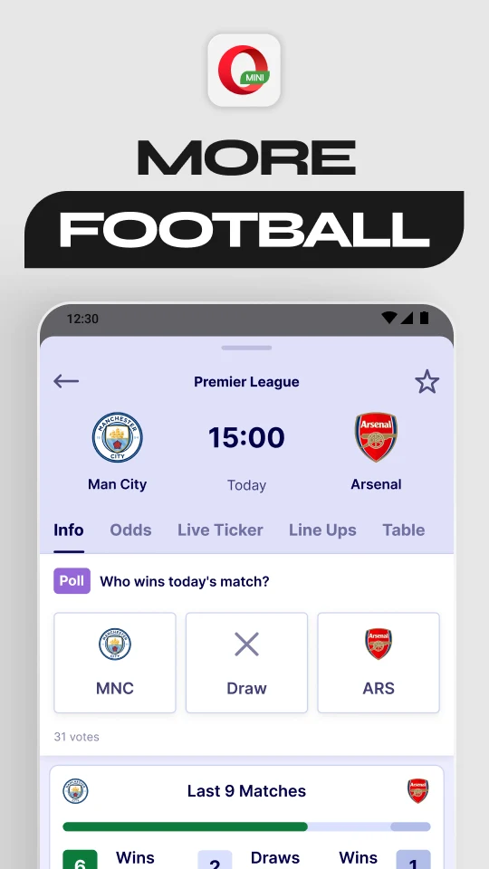 Opera Mini: Fast Web Browser screenshot
